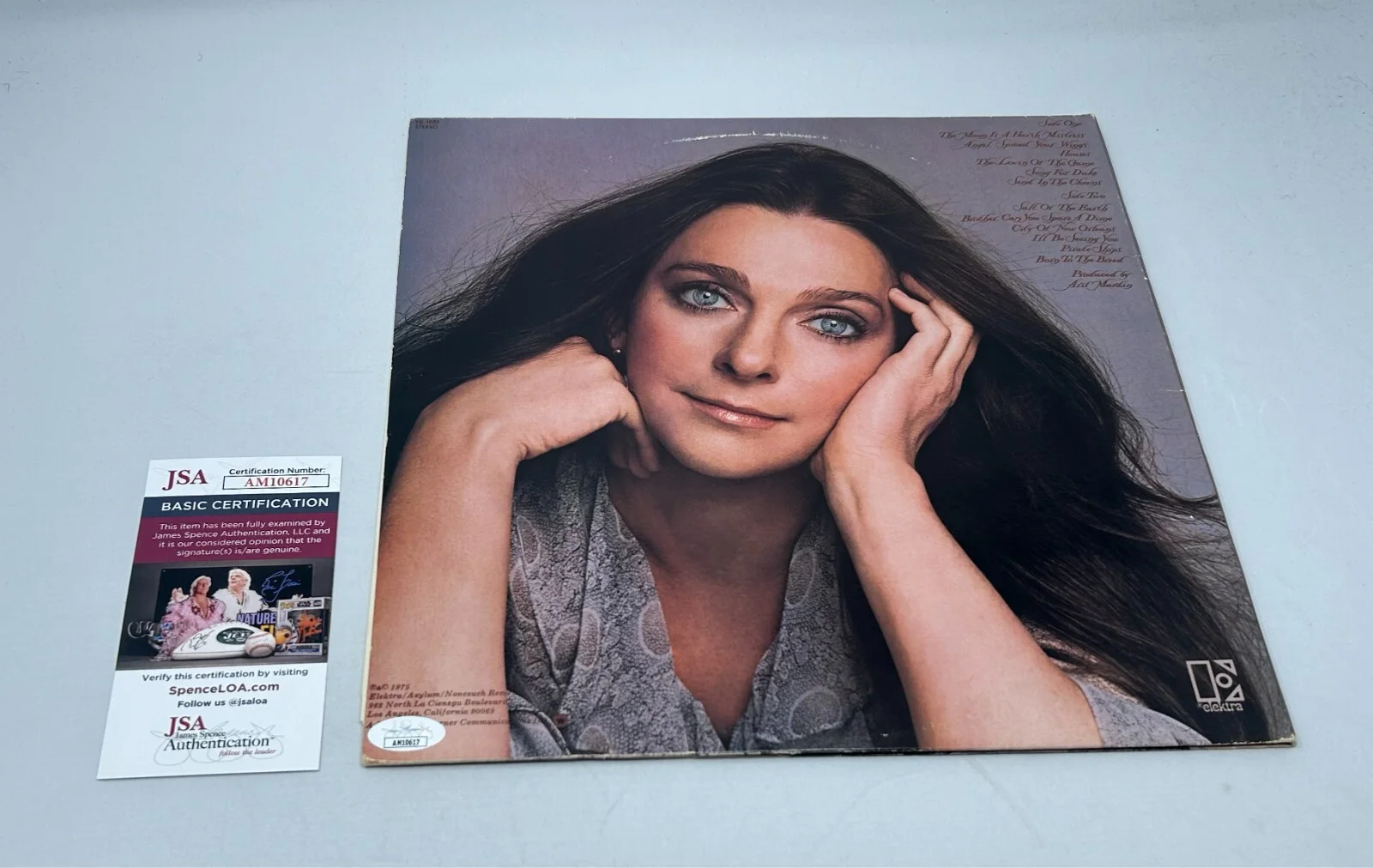 Judy Collins signed Judith Album JSA COA, image 2
