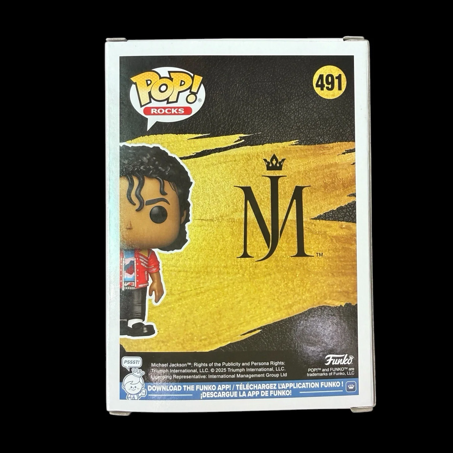 Jaafar Jackson Signed Michael Jackson Funko Pop #491 Authentic Autograph Proof, image 4