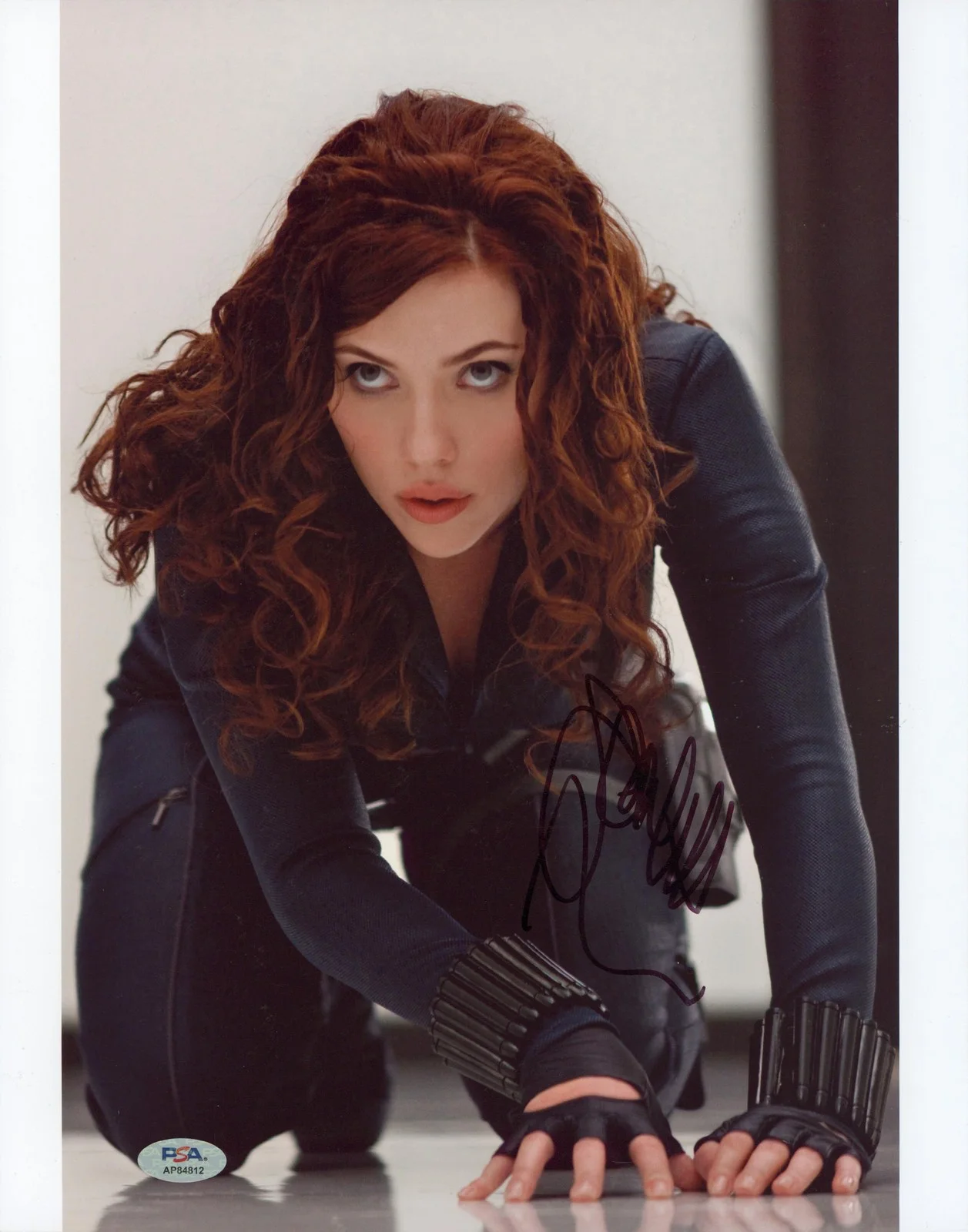 Scarlett Johansson — Scarlett Johansson Black Widow Authentic Signed 11x14 Photo PSA/DNA #AP84812