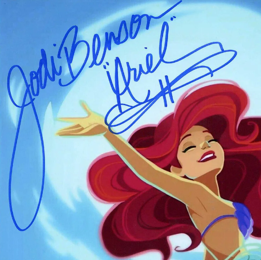 JODI BENSON SIGNED AUTOGRAPHED 11x14 PHOTO ARIEL THE LITTLE MERMAID BECKETT BAS, изображение 2