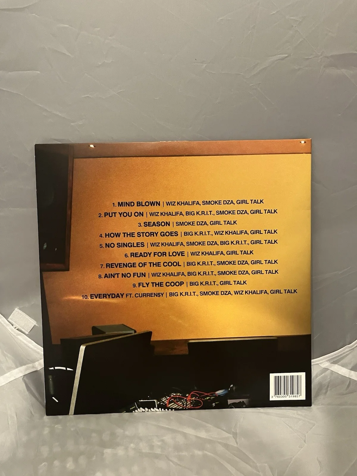 Wiz Khalifa Signed Autographed Full Court Vinyl Record Rapper Singer JSA COA, изображение 2