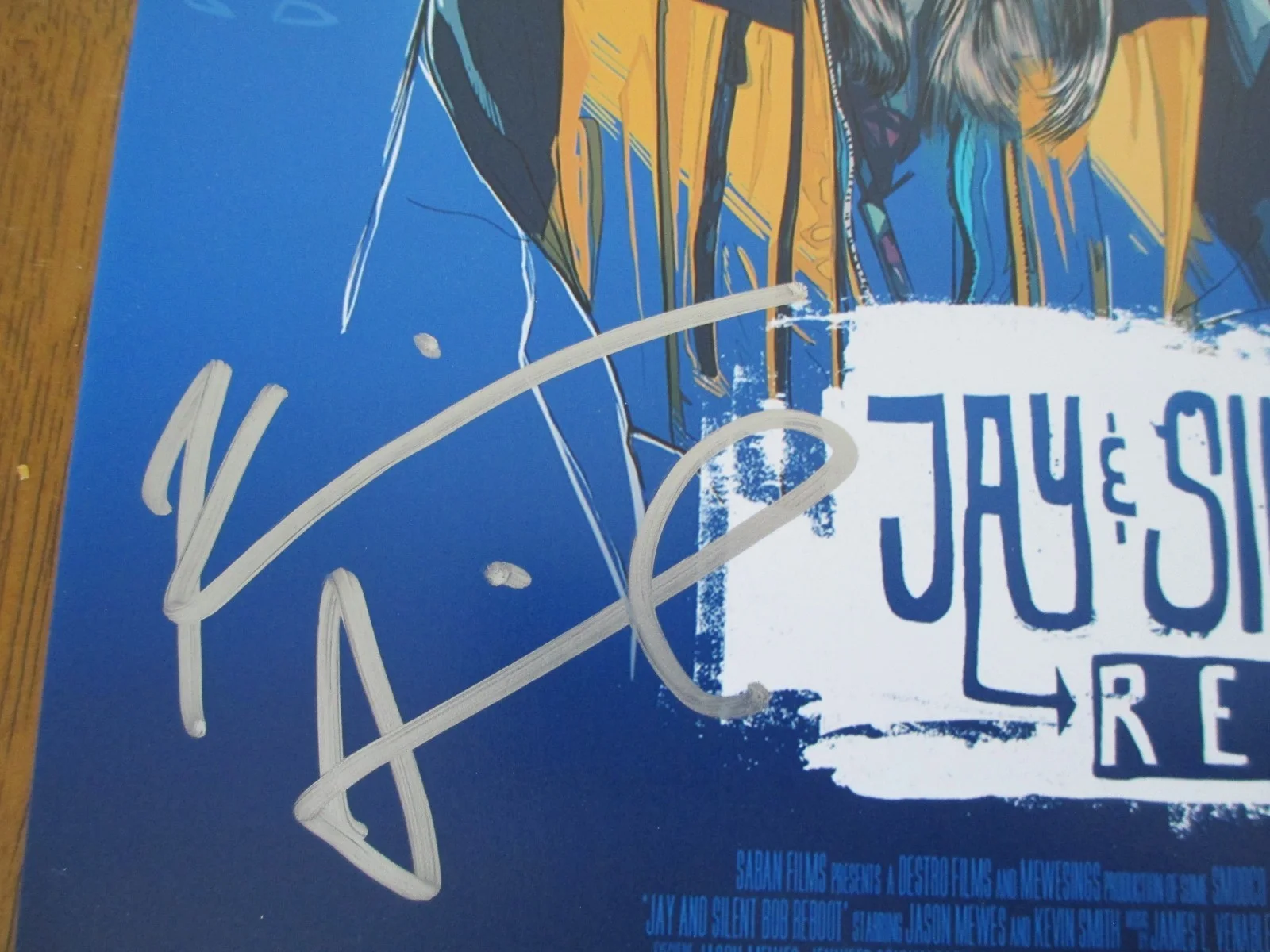Jay And Silent Bob Reboot 12x18 Poster Signed By Kevin Smith & Jason Mewes JSA, image 2