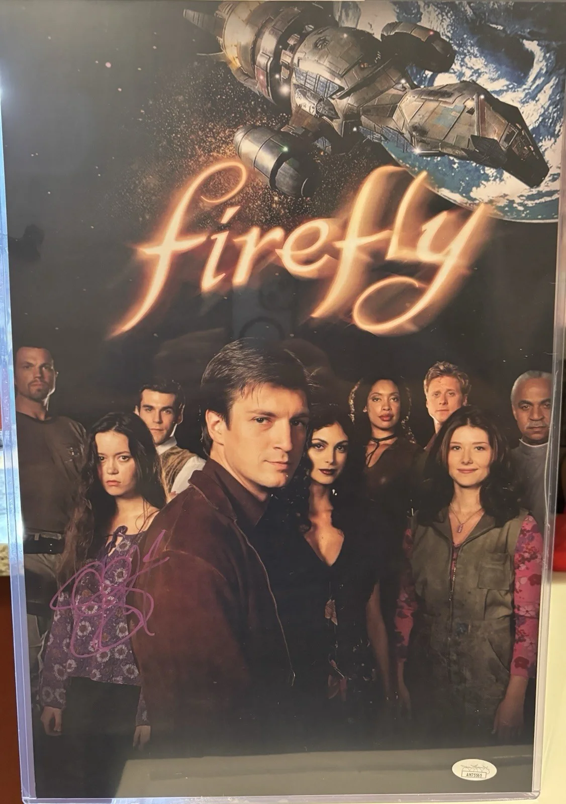 Summer Glau — Summer Glau Autograph 11x17 Poster Firefly TV Auto JSA COA Serenity Cult Classic
