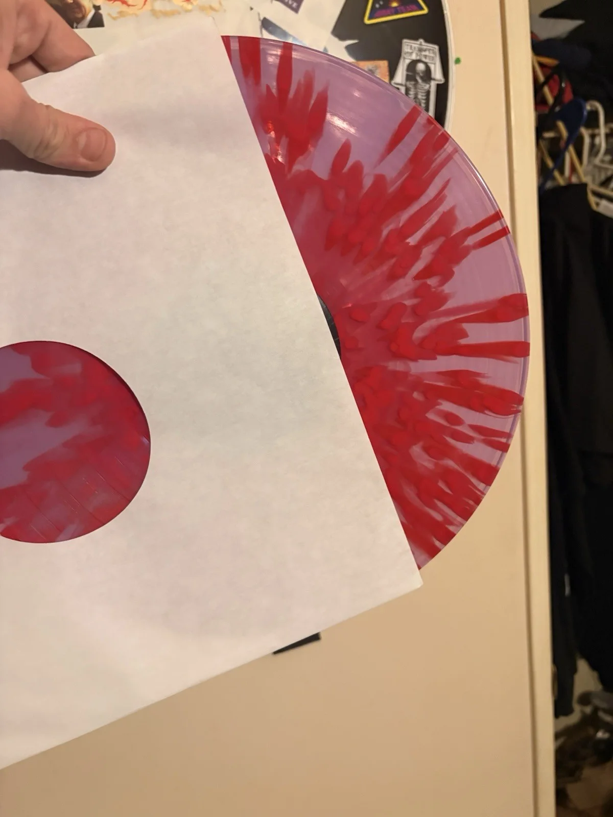 Undeath it’s time to rise from the grave Autographed Splatter Vinyl Record, изображение 4