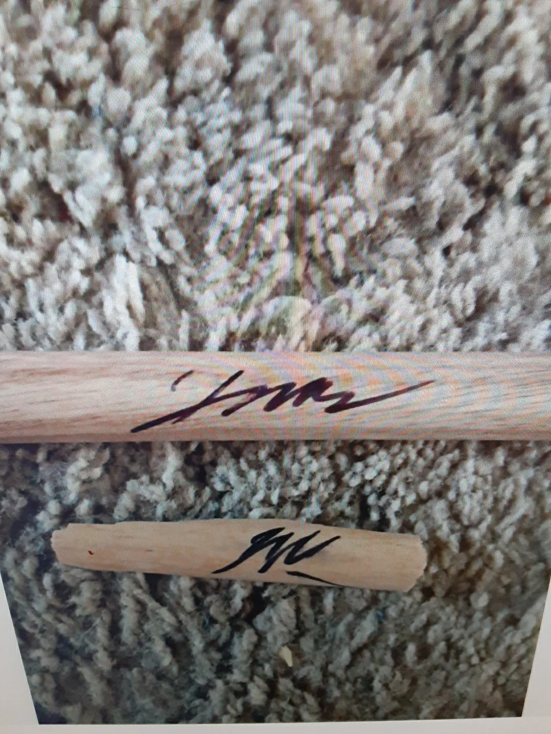 Jackyl Autograph Jesse Dupree Piece Of Barstool From Concert In Tampa FL, изображение 2