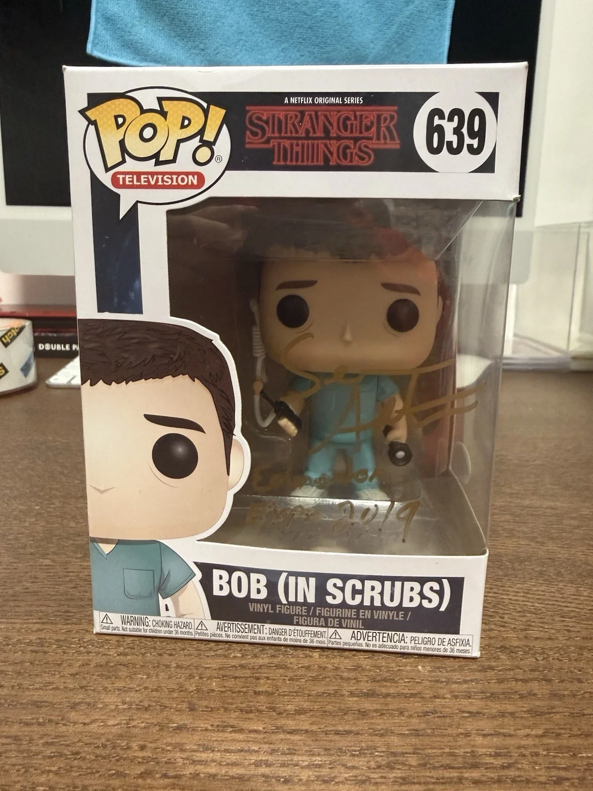 Sean Astin Signed Bob Funko Pop #639 JSA COA Autograph Stranger Things, изображение 2