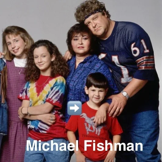 Michael Fishman — MICHAEL FISHMAN Signed 4x6 Card / D.J. on ROSEANNE (1988-1997) / Early Autograph, изображение 3