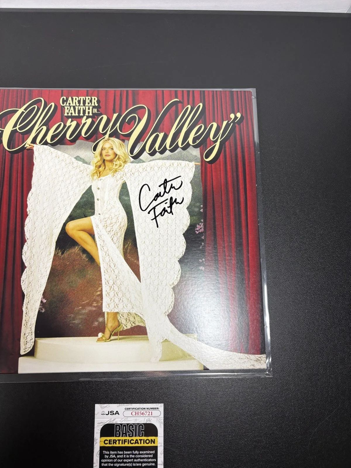 Carter Faith Signed Autographed Vinyl Record Album Cherry Valley Jsa Coa Hot, image 4