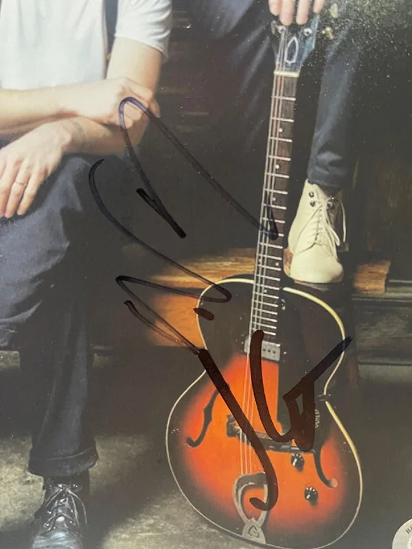 JEREMIAH FRAITES WESLEY SCHULTZ SIGNED 8x10 PHOTO THE LUMINEERS RARE BECKETT BAS, image 2