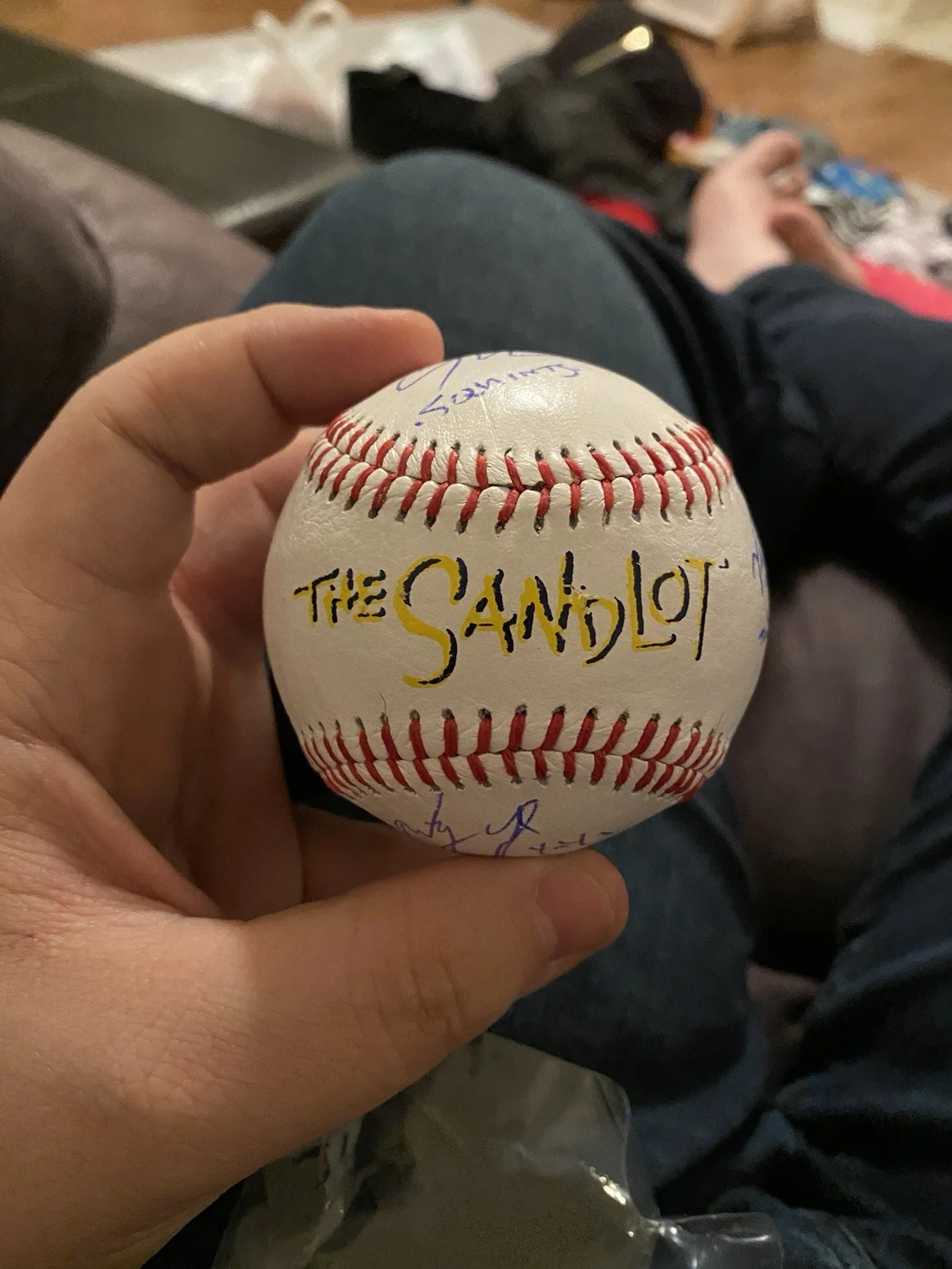 The Sandlot Autographed Baseball Of The Cast, изображение 2