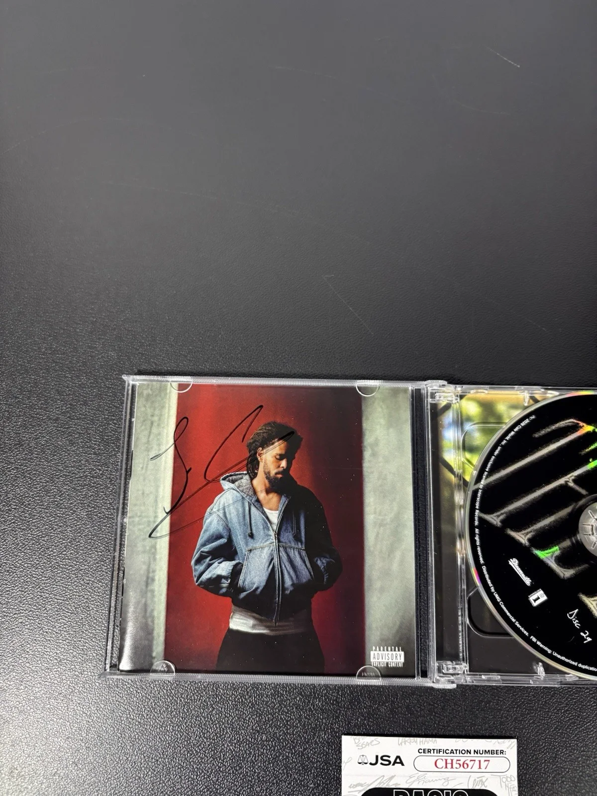J. Cole Signed Autographed 2026 The Fall-Off CD Cover DREAMVILLE Jsa Coa Hot, изображение 4