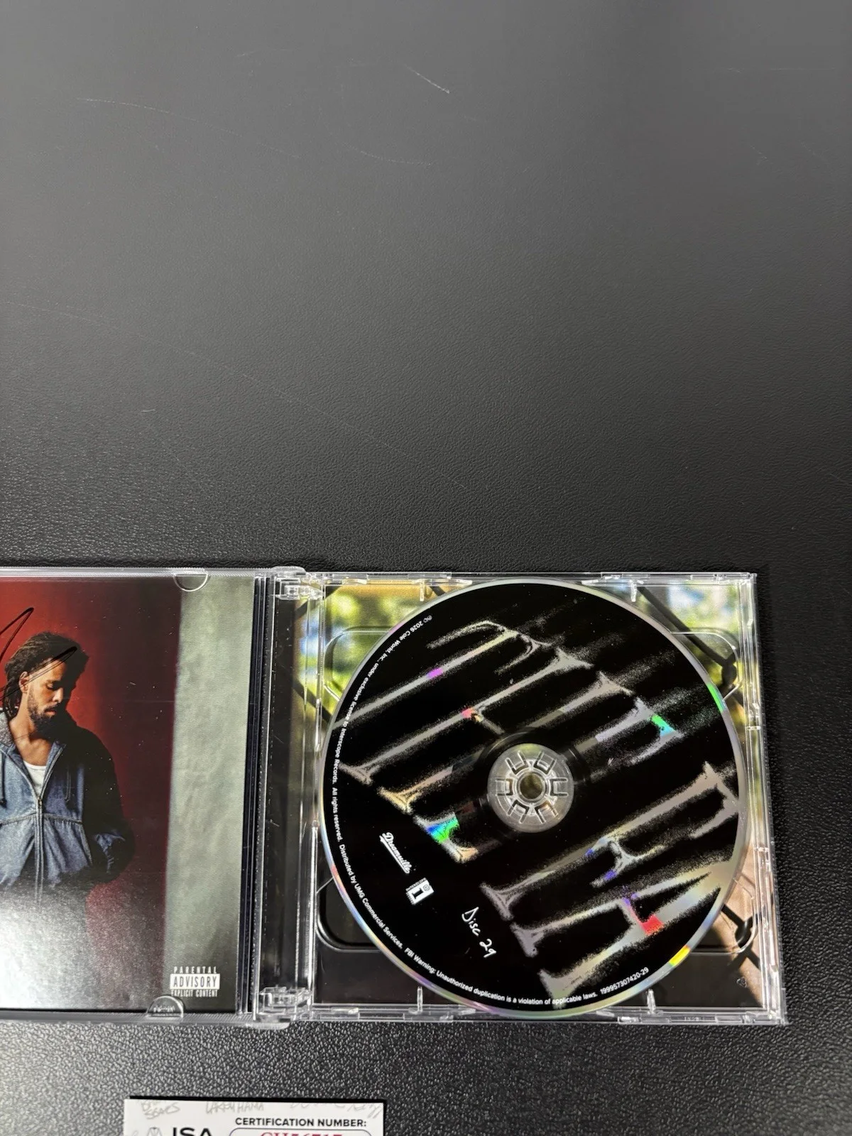 J. Cole Signed Autographed 2026 The Fall-Off CD Cover DREAMVILLE Jsa Coa Hot, изображение 5