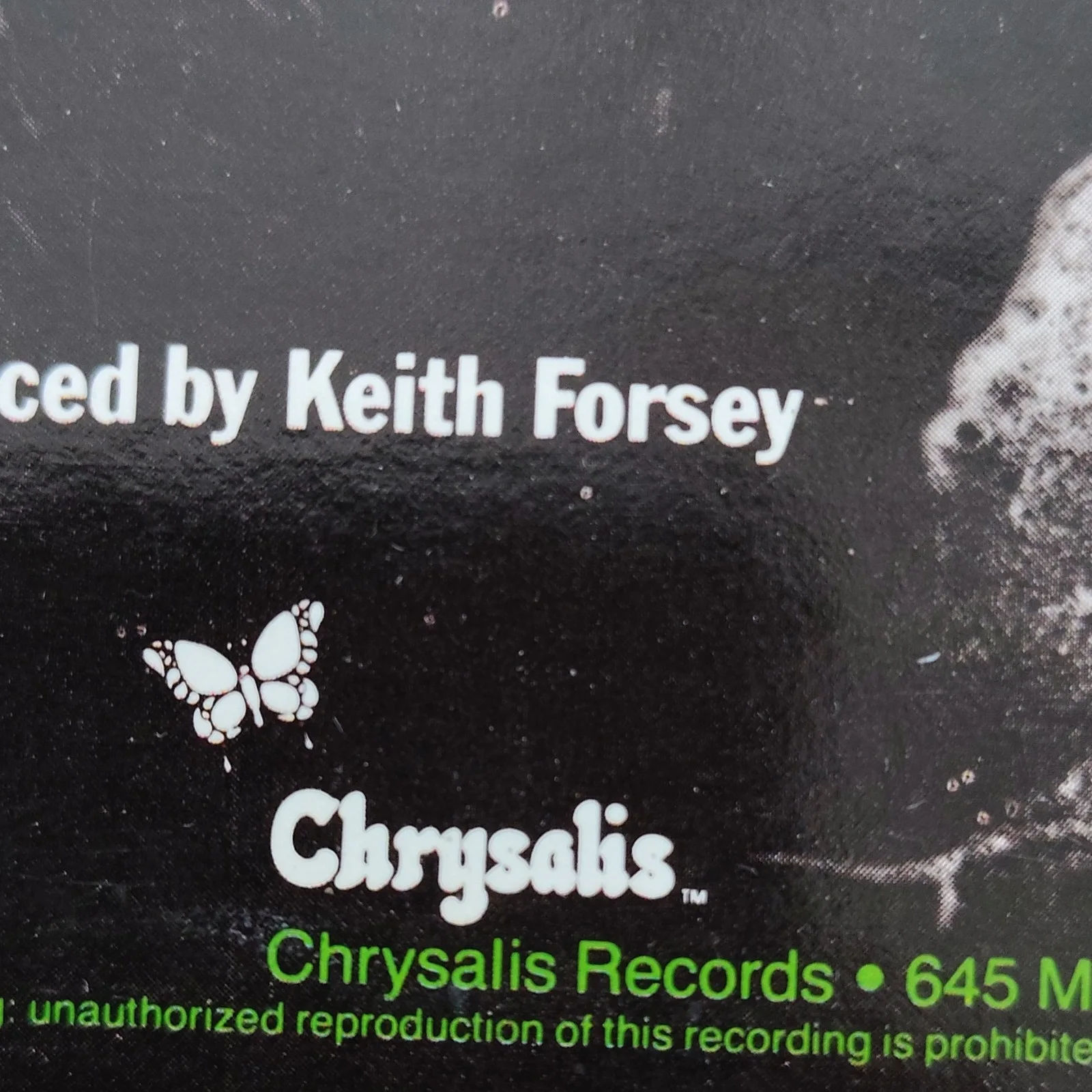 Billy Idol Whiplash Smile Vinyl Record Chrysalis, image 3