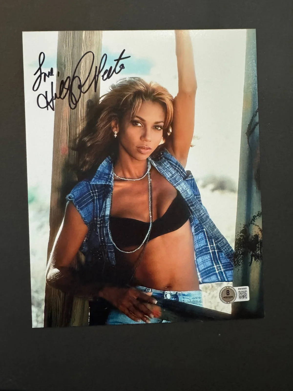 Holly Robinson Peete — Holly Robinson Peete Hot! autographed signed sexy 21 8x10 photo Beckett BAS coa