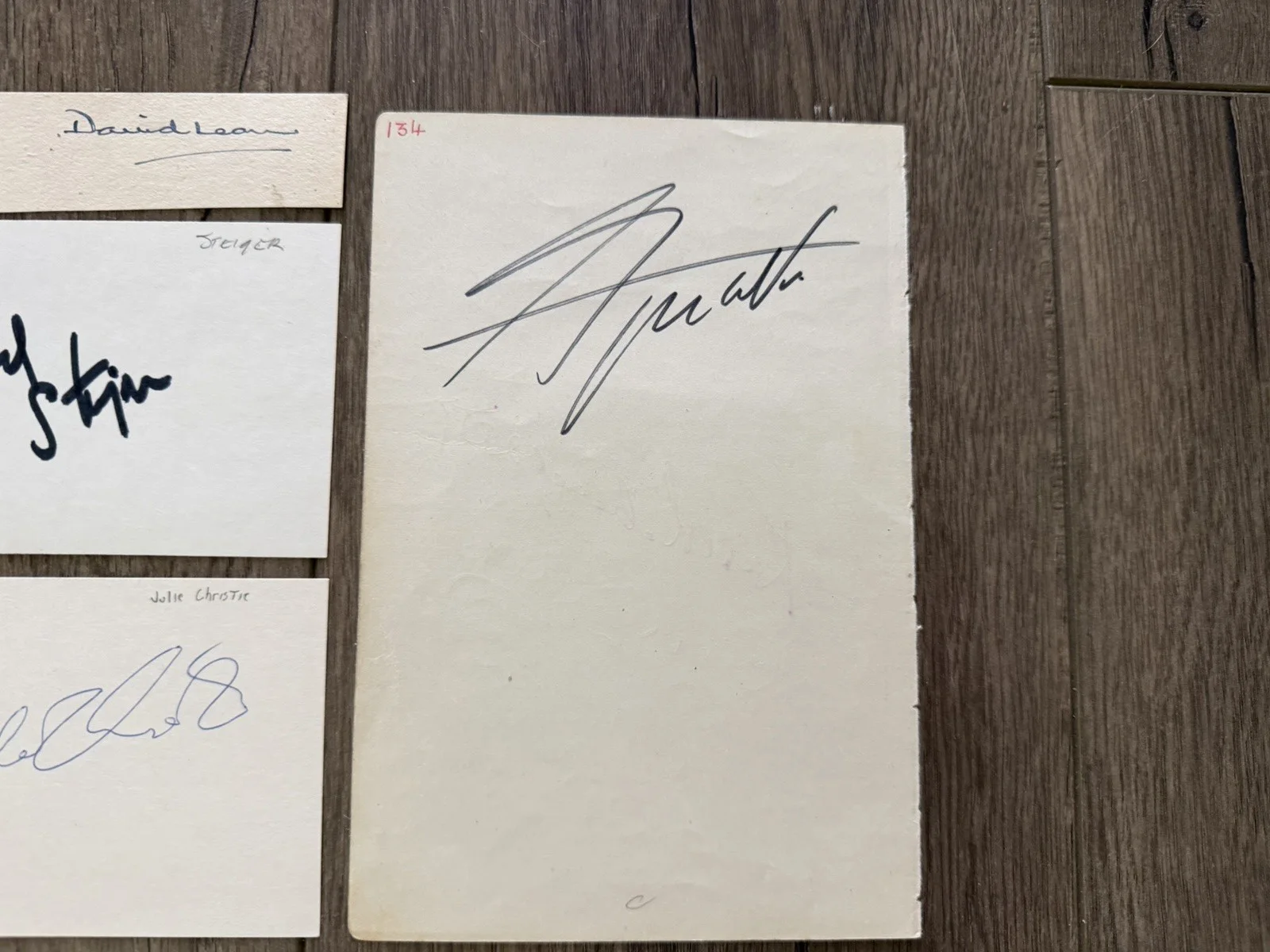 Collection of 11 Doctor Zhivago Cast Signatures/Cut Autographs, изображение 4