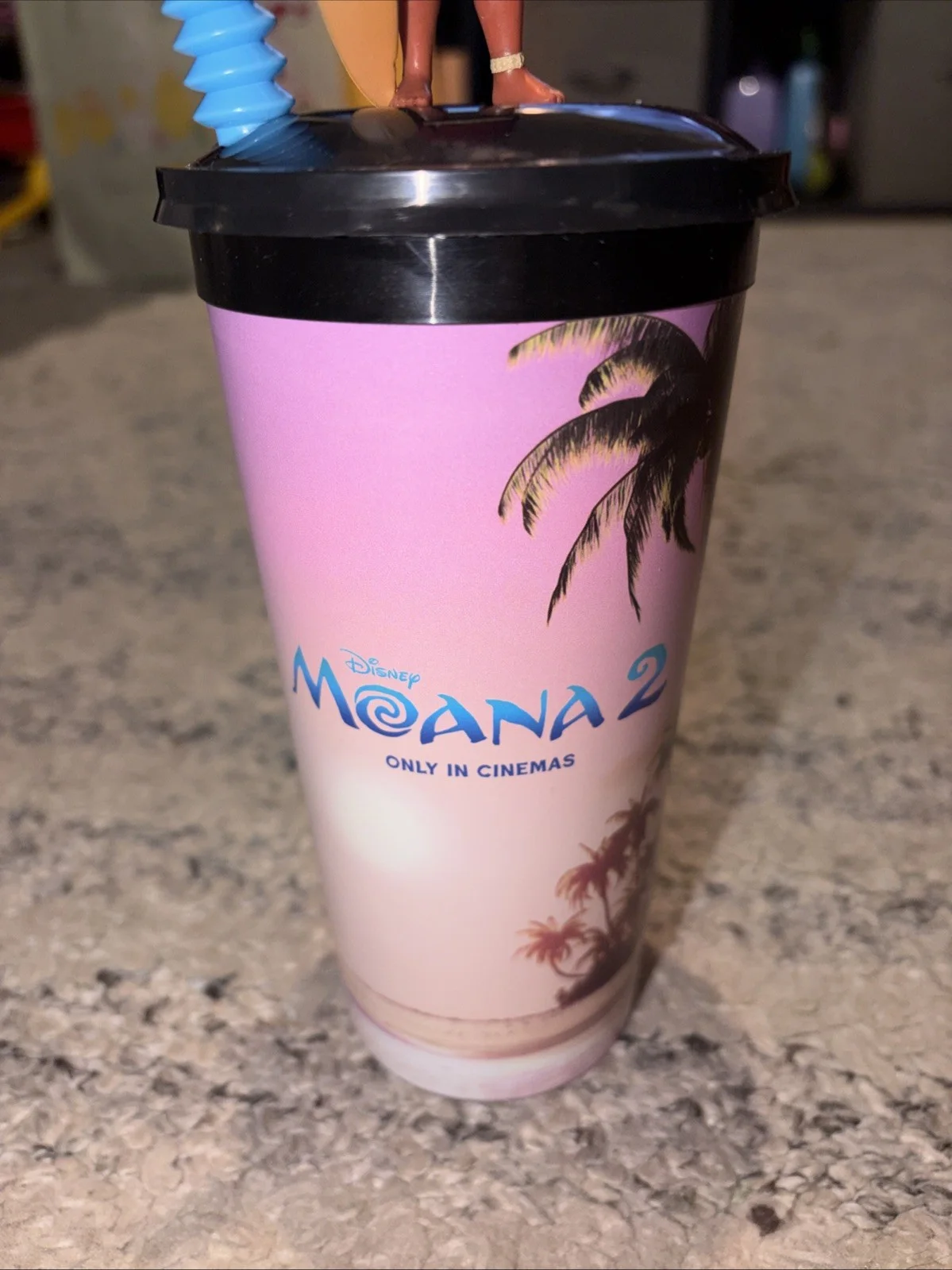 Disney Moana 2 Cinema Exclusive Topper Cup & Straw, изображение 3
