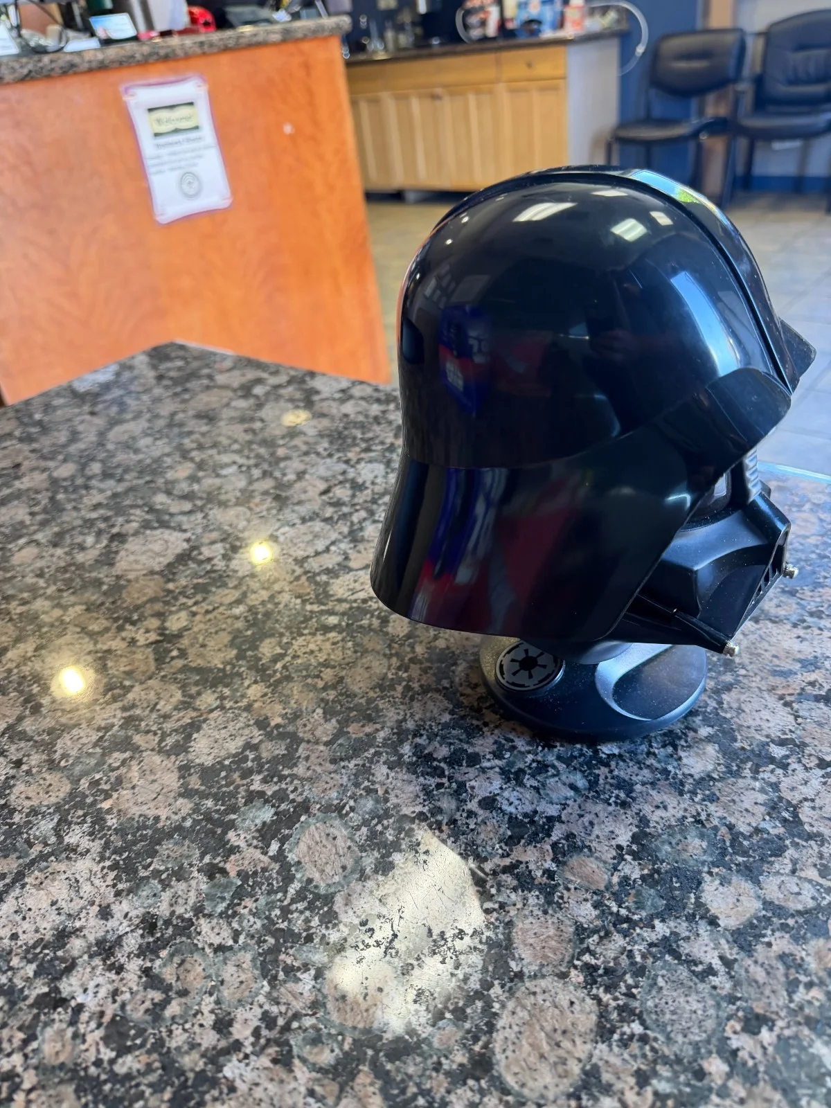 Dave Prowse — Dave Prowse Signed Darth Vader Helmet Star Wars Autograph Mask David JSA COA, image 2