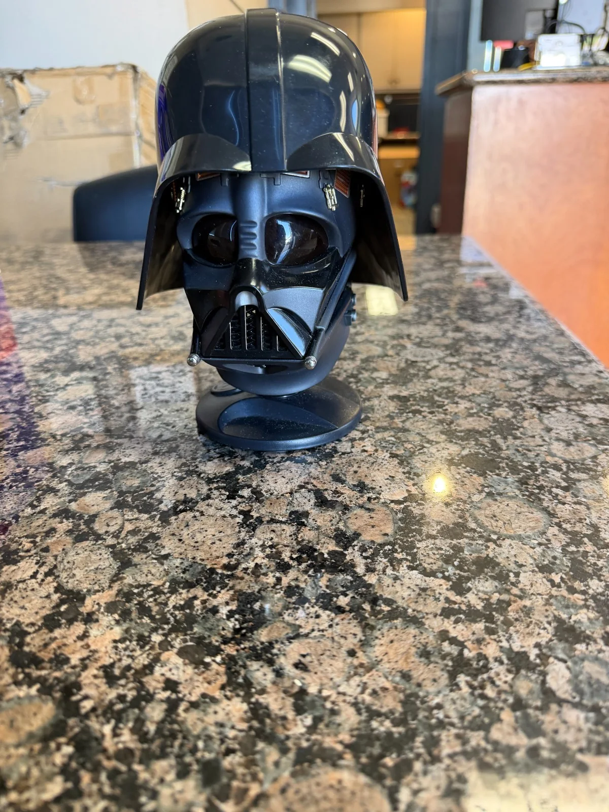 Dave Prowse — Dave Prowse Signed Darth Vader Helmet Star Wars Autograph Mask David JSA COA, image 3