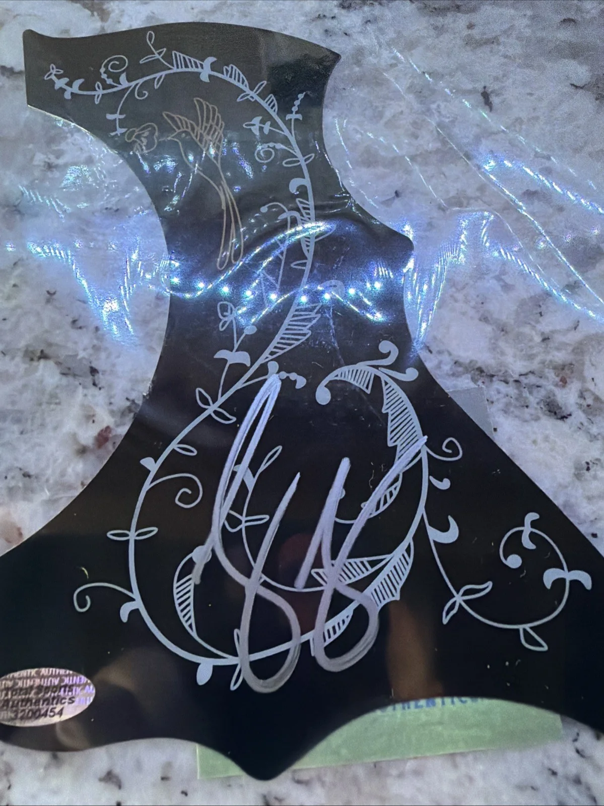 Lainey Wilson Signed Guitar Pickguard Autographed w/ Hologram COA, image 3