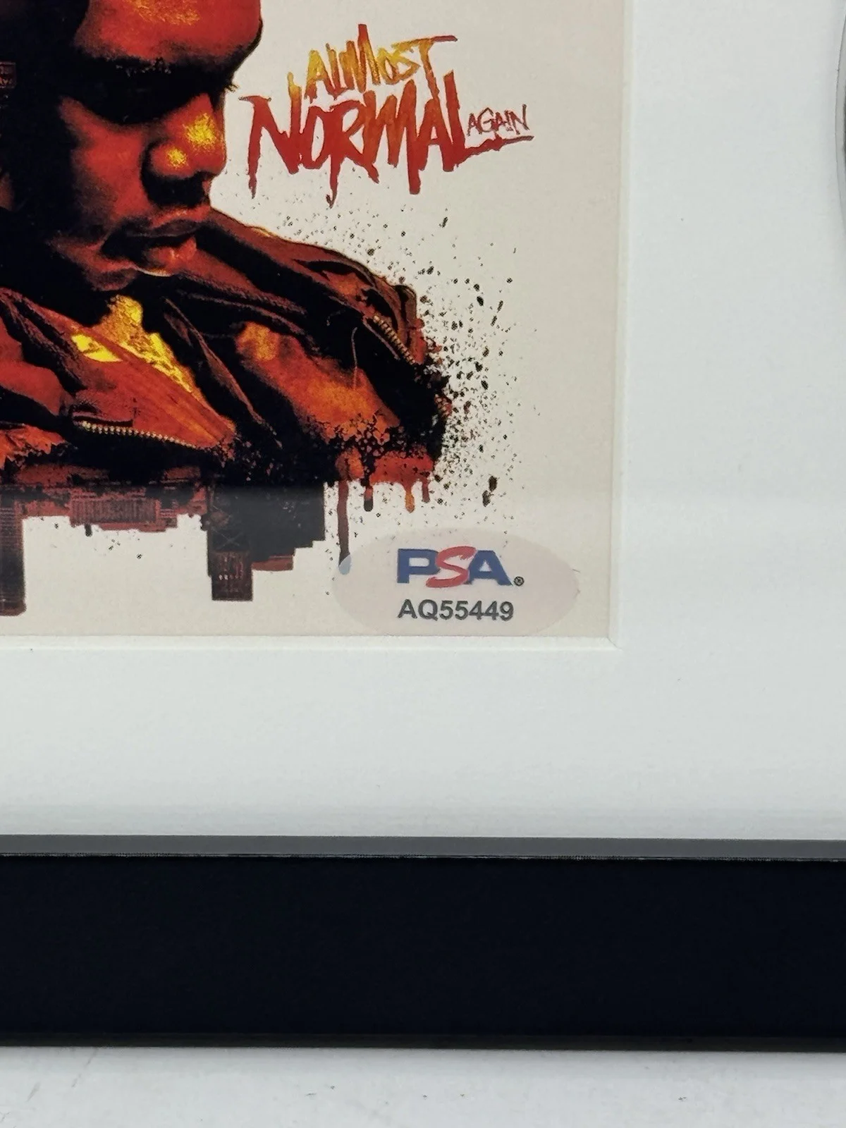 LIL POPPA SIGNED AUTOGRAPH ALMOST NORMAL AGAIN CD FRAMED PSA COA 1 HELLAVAH LIFE, image 3
