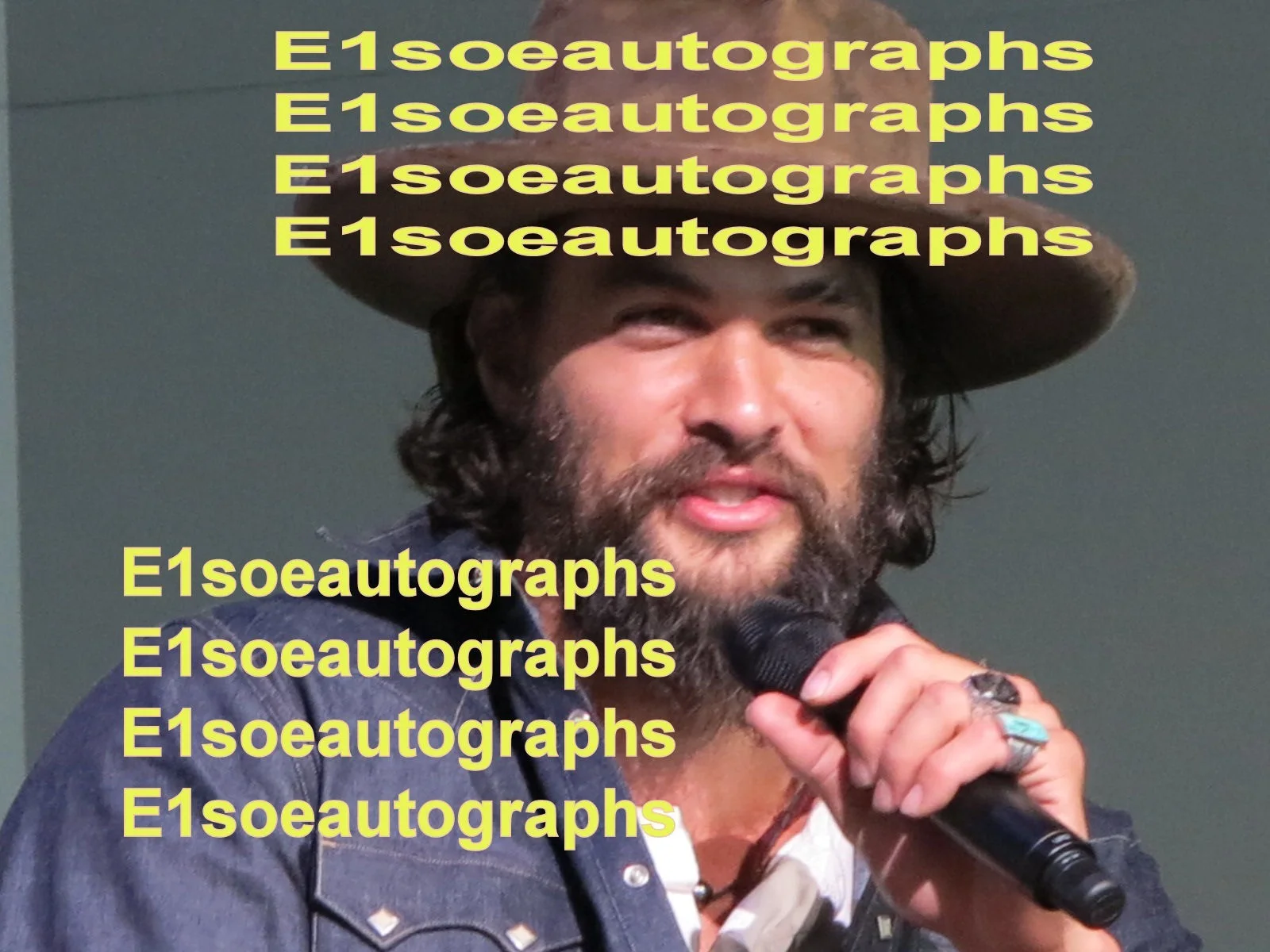 Jason Momoa — Jason Momoa signed 8x10 photo In Person. Proof. Aquaman , Game of Thrones, изображение 4