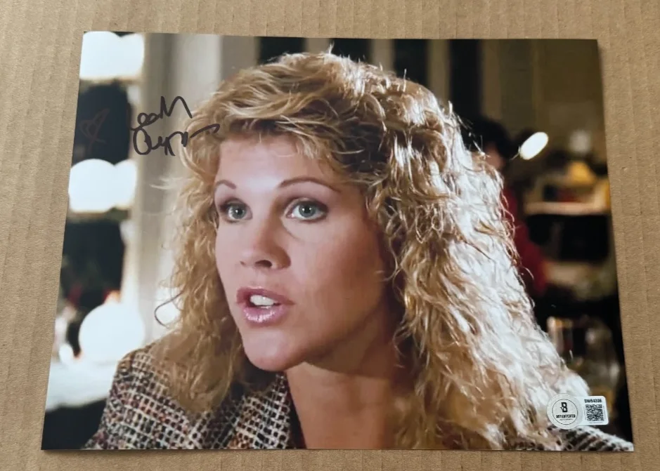 LEAH AYRES — LEAH AYRES SIGNED BLOODSPORTS 8X10 PHOTO BECKETT COA HAND SIGNED #2