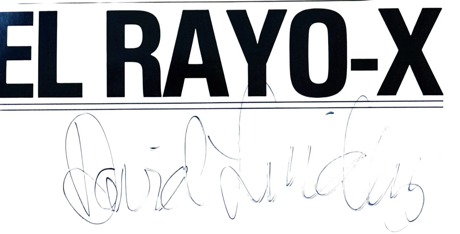 DAVID LINDLEY EL RAYO-X VINTAGE POSTER - Signed - 1981 GREATNESS - KALEIDOSCOPE, изображение 2