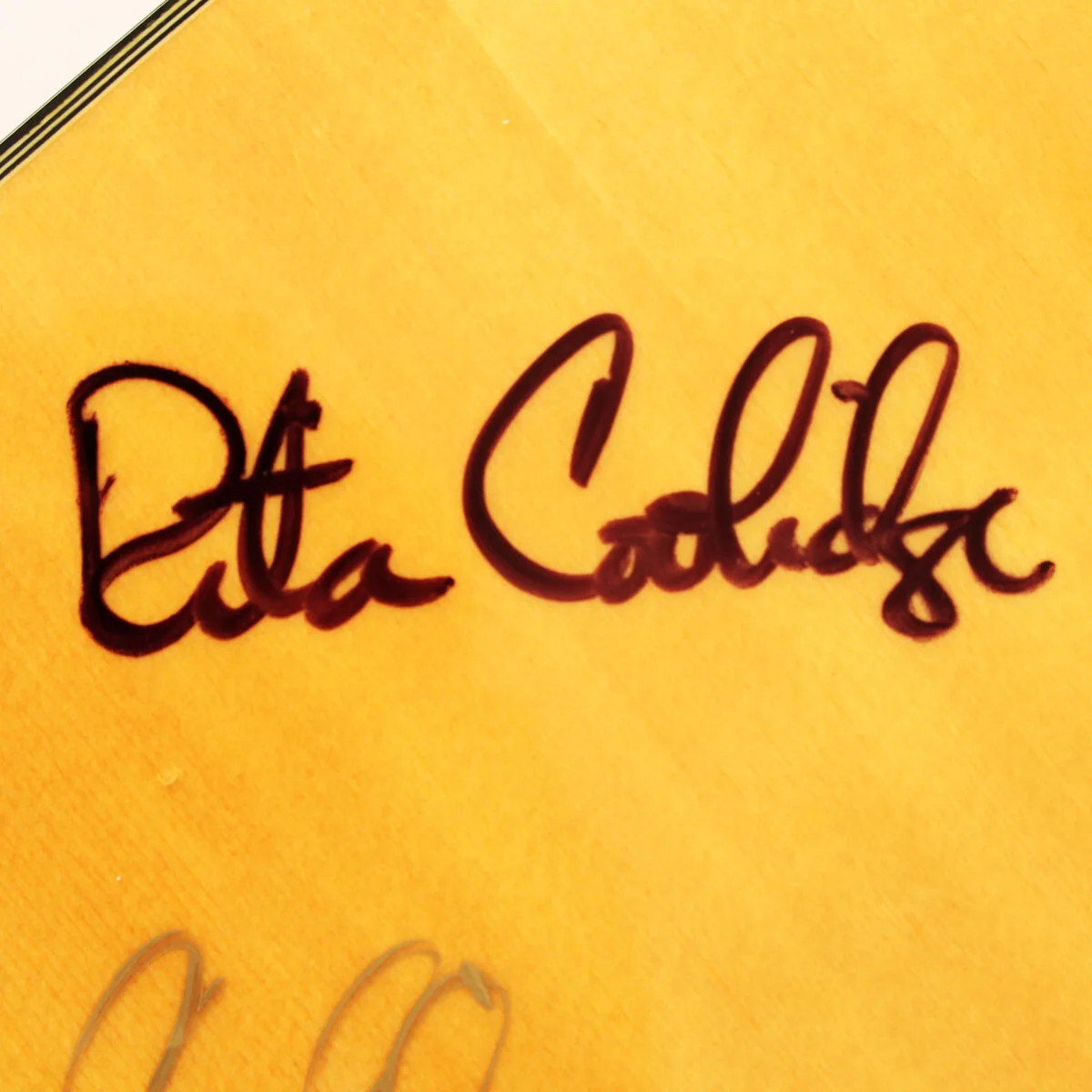 Rita Coolidge Signed Acoustic Guitar - COA JSA, image 4