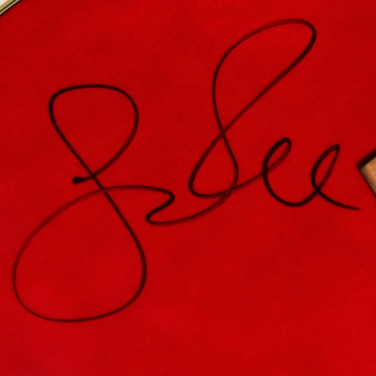 Leon Russell Signed Acoustic Red Guitar - COA JSA, image 2