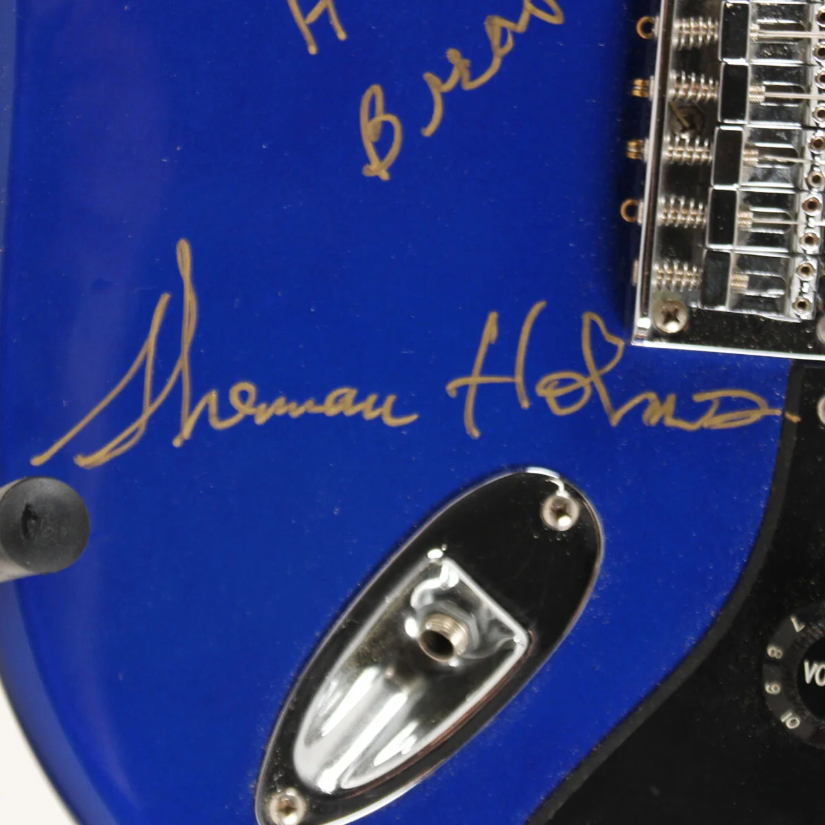 The Holmes Brothers Signed Fender Guitar - COA JSA, image 4