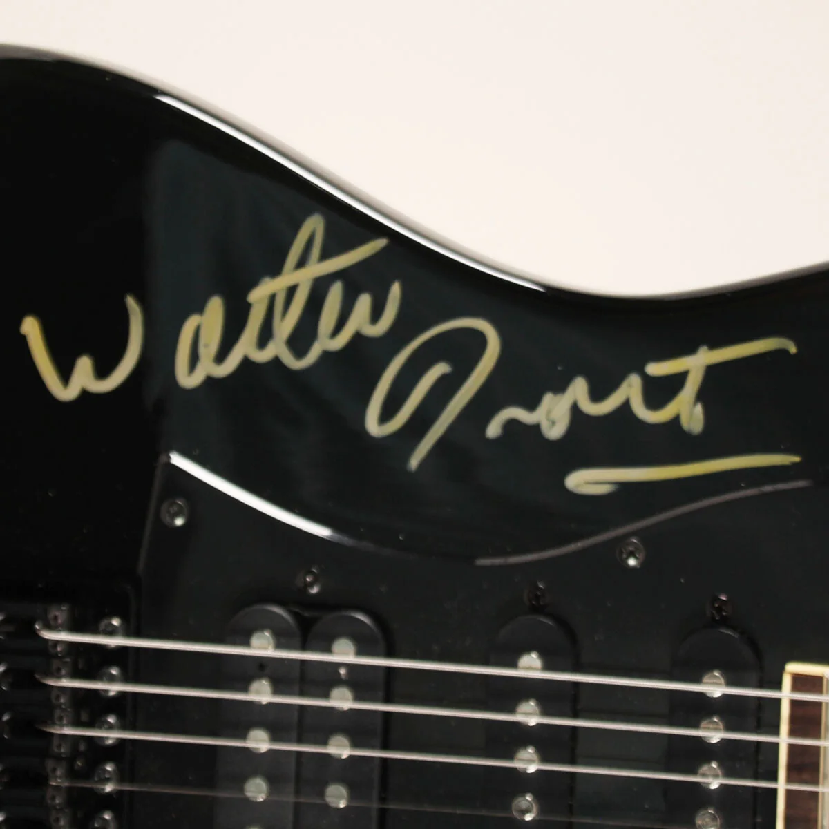 Walter Trout Blues Singer Signed Guitar - COA JSA, image 2