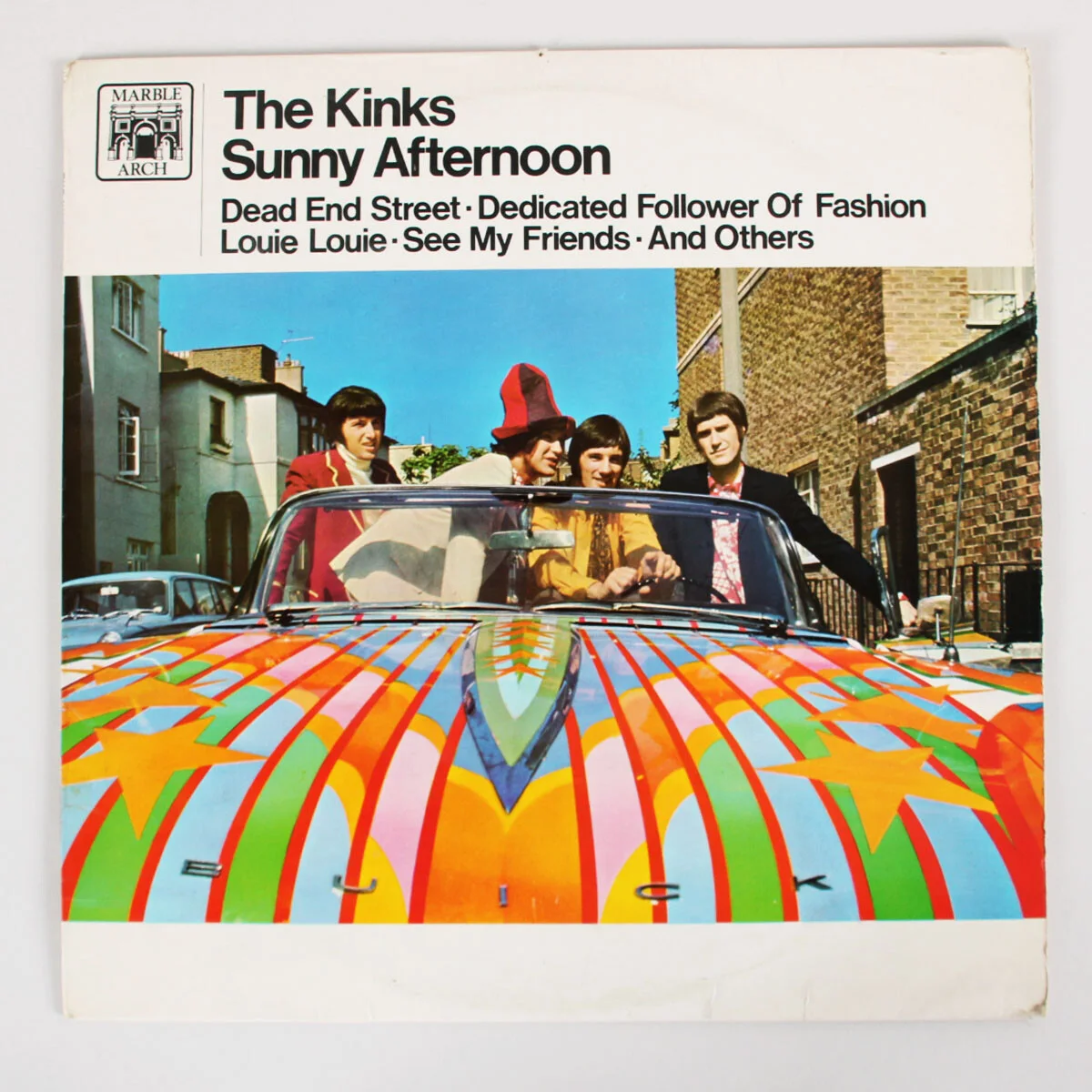 The Kinks Signed Record Album Sunny Afternoon John Dalton, John Gosling & Cle..., изображение 5