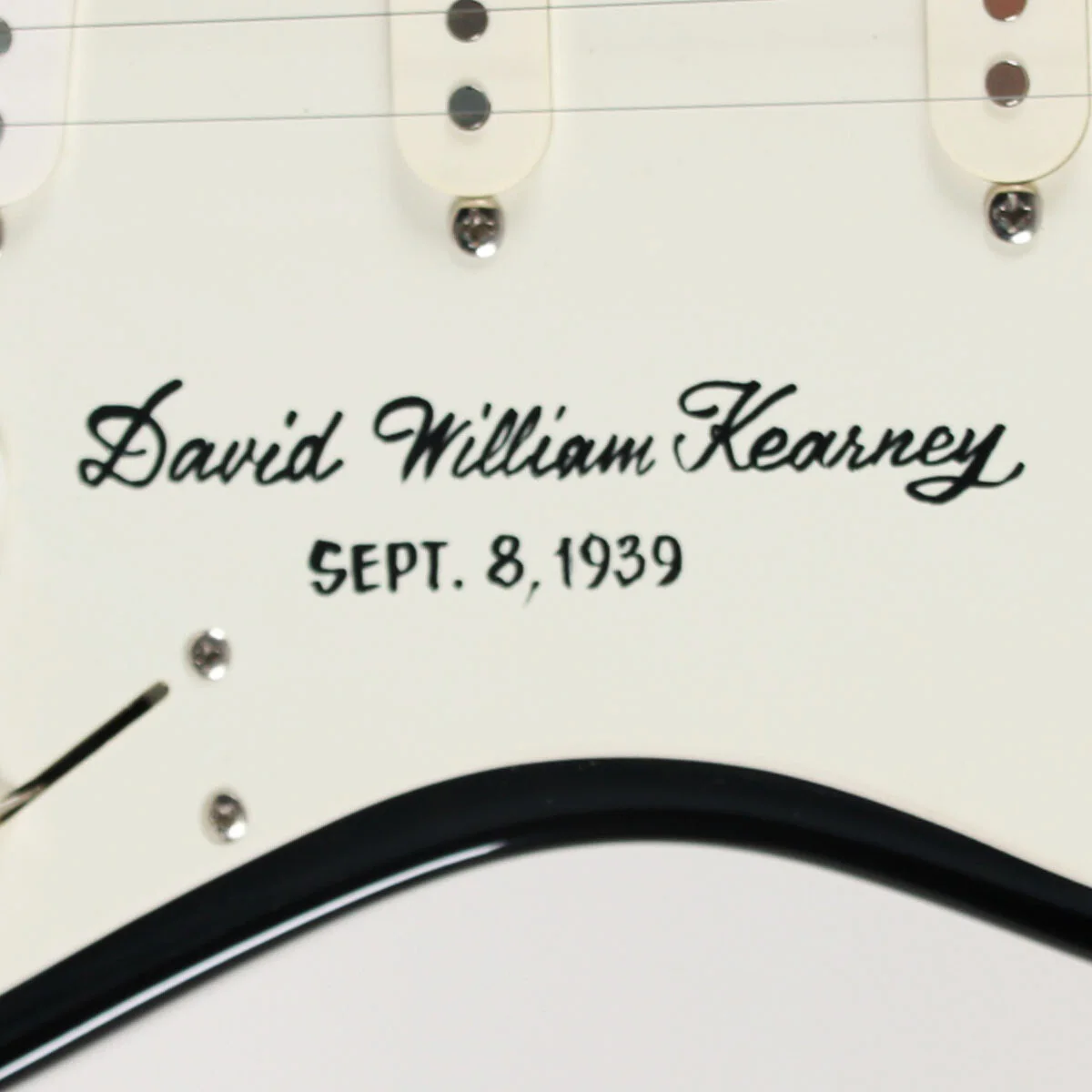 Shorty Band Signed Inscribed Guitar - COA JSA, image 3