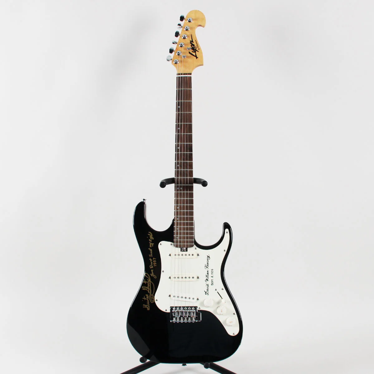 Shorty Band Signed Inscribed Guitar - COA JSA, image 4