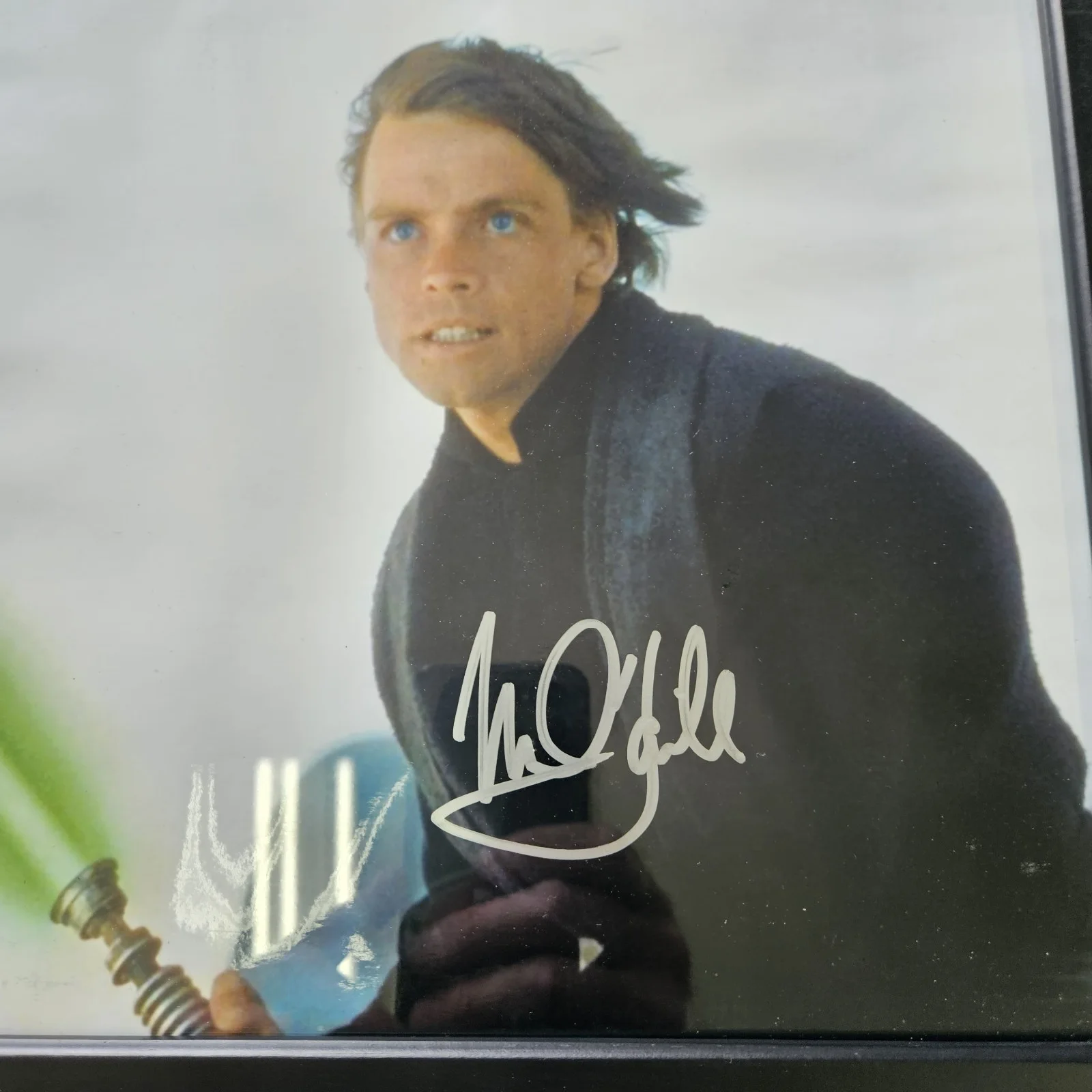 Mark Hamil — Mark Hamil Luke Skywalker Autographed Photo 11x14 Star Wars Silver Marker COA, изображение 2