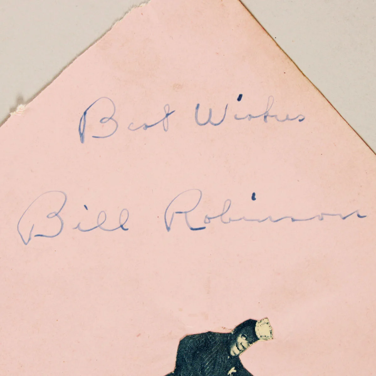 Bill Robinson Signed Album Page- COA JSA, image 2