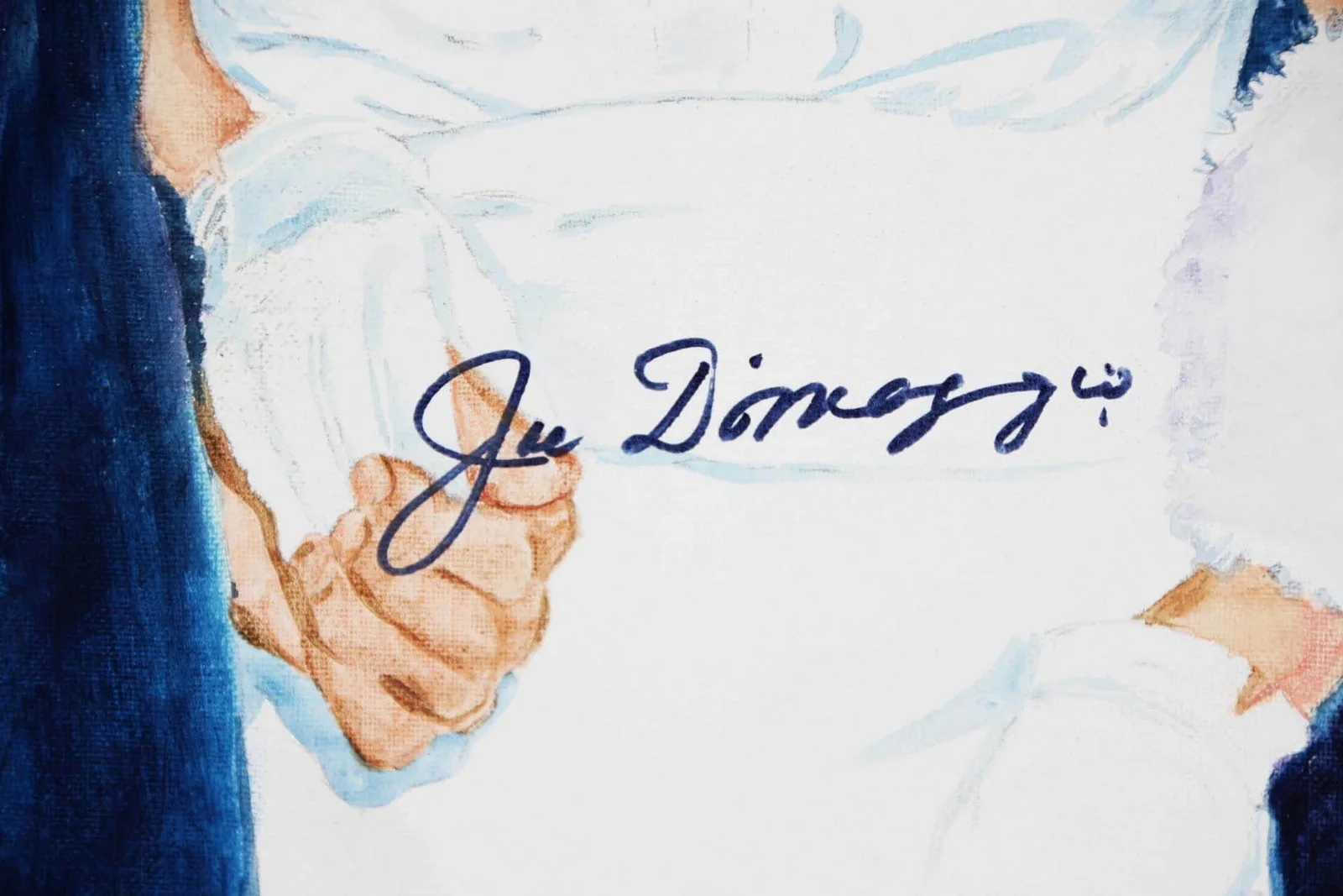 Joe DiMaggio Signed Painting w/Marilyn Monroe Display by Amore - COA JSA, image 2