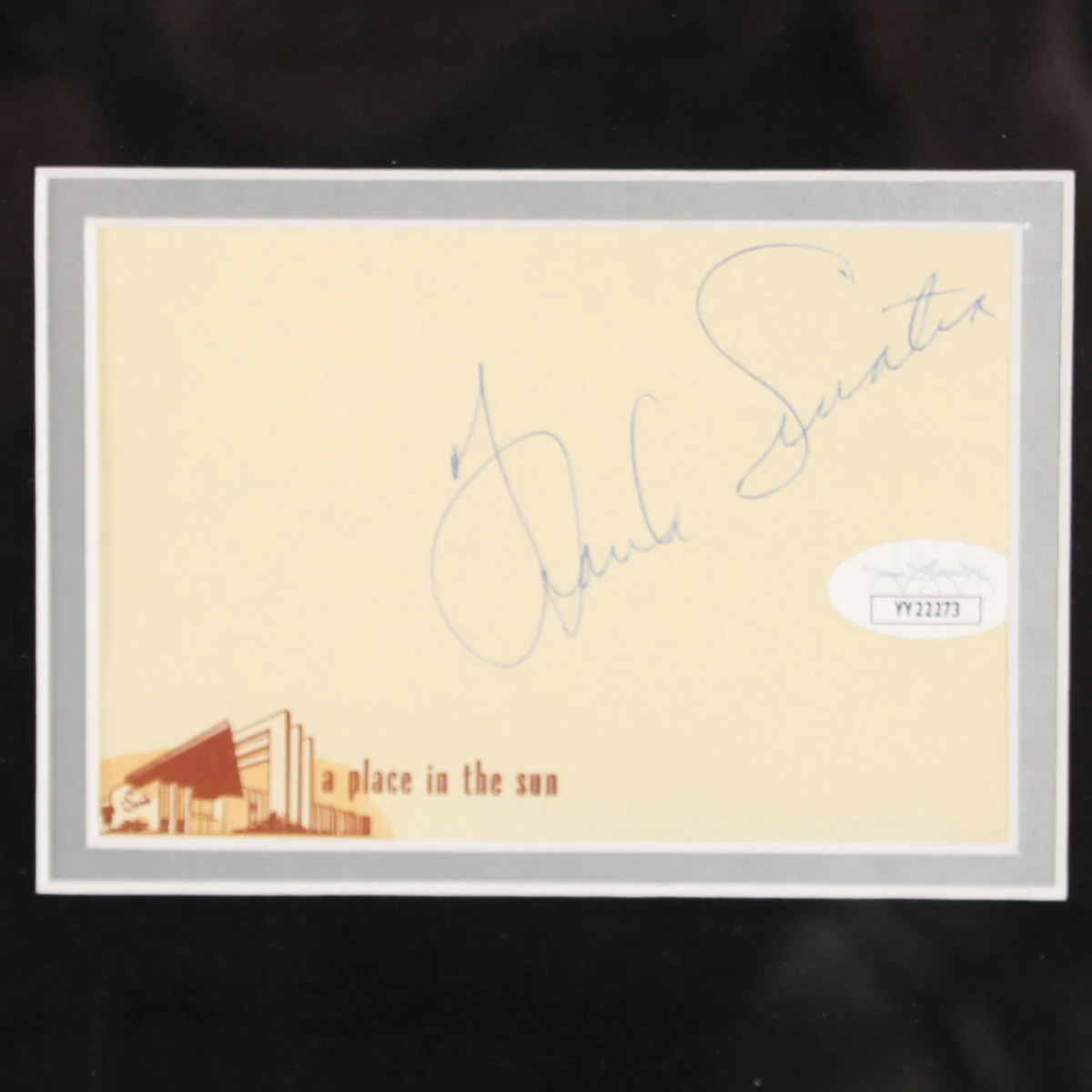 Rat Pack Signed Photo Display (5) Sinatra, Martin, etc. - COA JSA, image 2