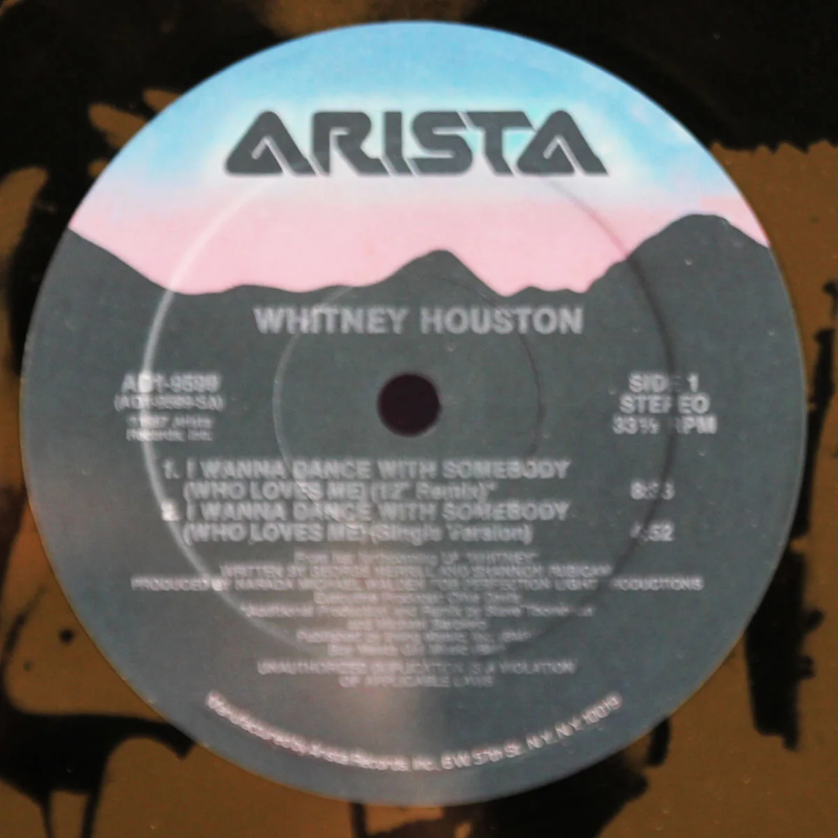 Whitney Houston Signed Cut Record Display - COA BAS, image 4