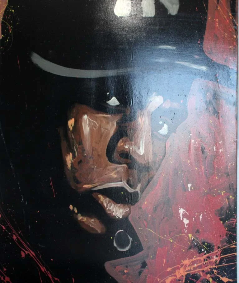 Jay-Z David Garibaldi Oil on Canvas 48" x 60" -COA Former NBA Player, изображение 4