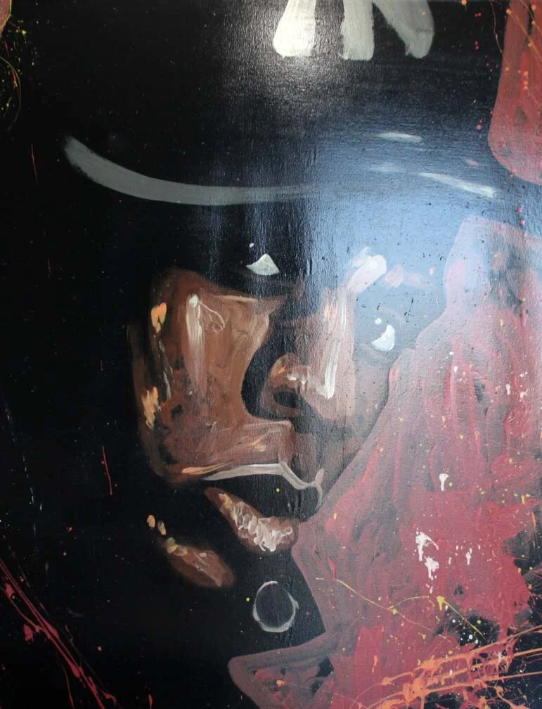 Jay-Z David Garibaldi Oil on Canvas 48" x 60" -COA Former NBA Player, изображение 5