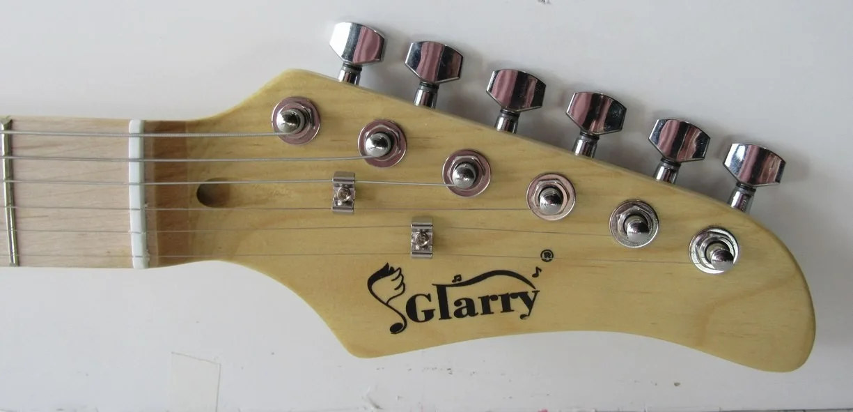 Alice Cooper Autographed Full Size Electric Glarry Guitar w/case JSA 207794, изображение 4