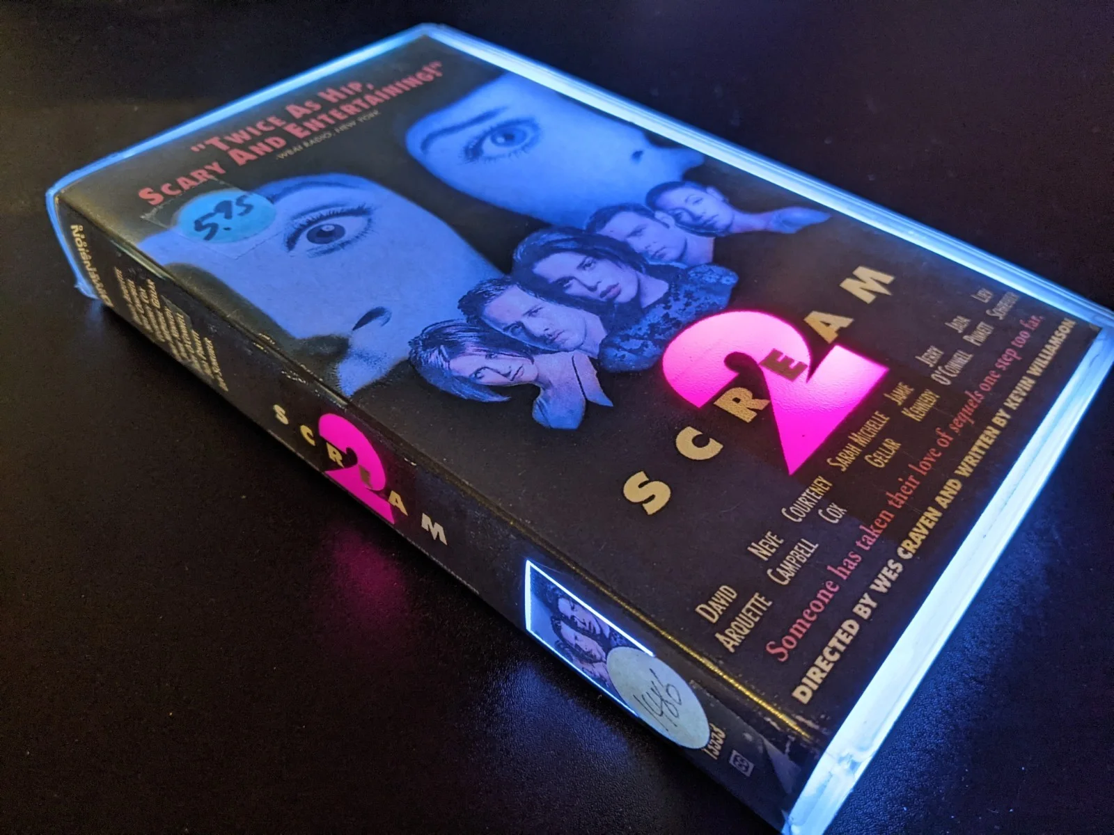 Scream 2 VHS Case Display Light, image 2