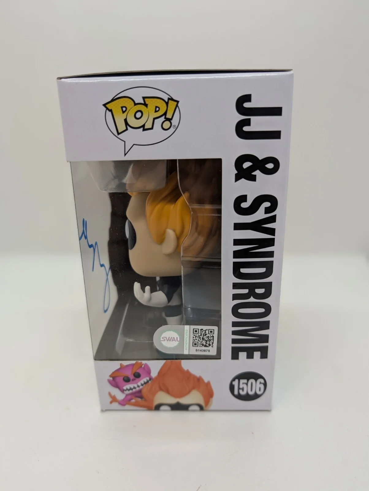 jason lee — Jason Lee SIGNED The Incredibles JJ & Syndrome FUNKO POP #1506 SWAU, изображение 2