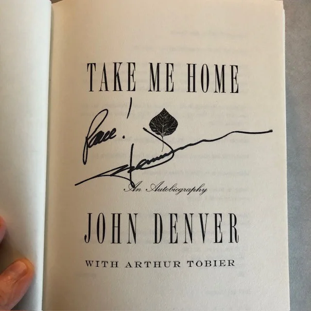 John Denver — John Denver Autograph 'Take Me Home' Book - Folk Rock Icon PSA COA - Excellent!, изображение 2