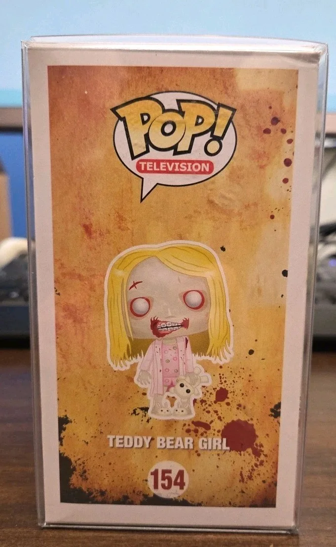 Addy Miller Signed Teddy Bear Girl Funko Pop Walking Dead COA Autograph, image 4