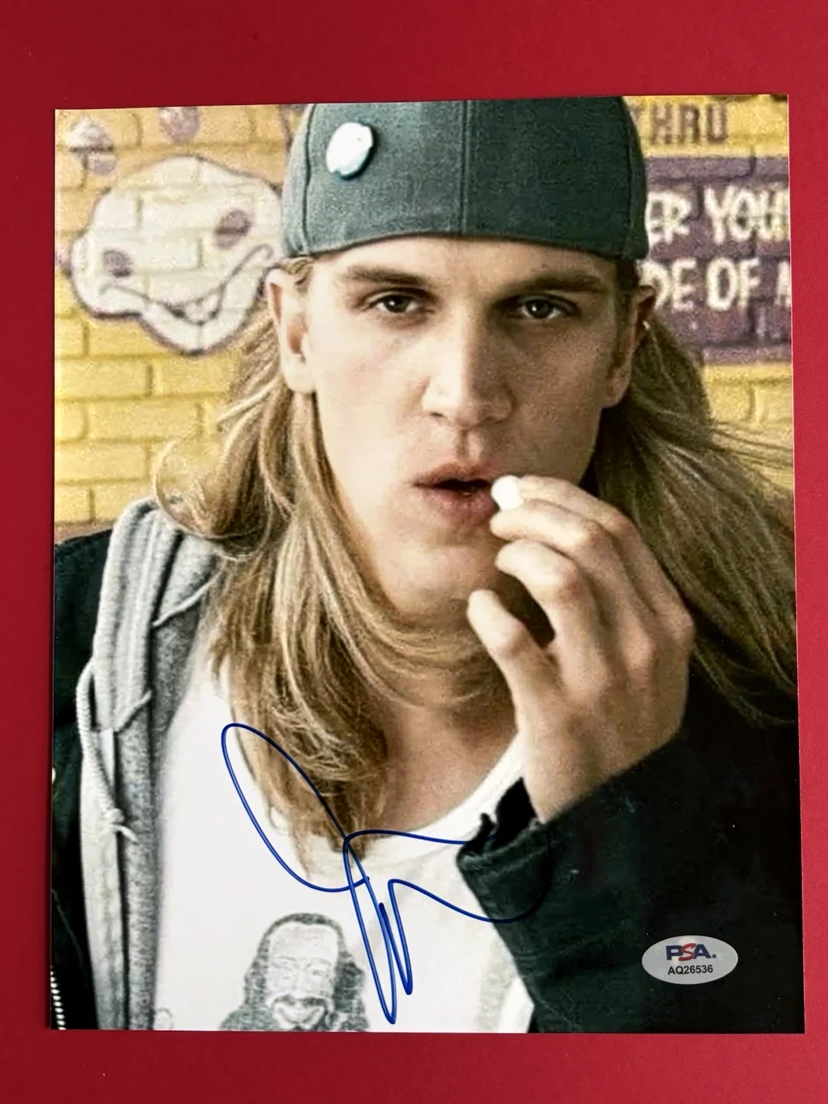 JASON MEWES — JASON MEWES Signed 8x10 Photo PSA DNA COA Jay And Silent Bob KEVIN SMITH Clerks, изображение 2