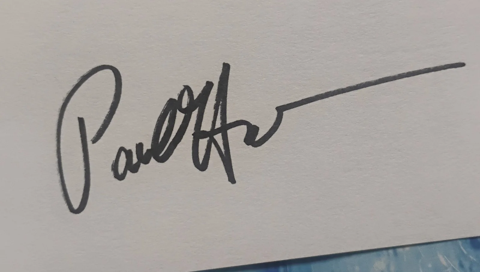 Paul Hogan Hand Signed Autograph Index Card COA Crocodile Dundee NO US TARIFFS, изображение 3