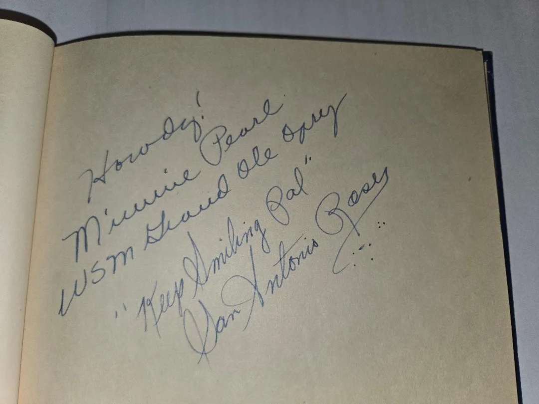 Vintage Grand Ole Opry Autograph Book Roy Acuff, Minnie Pearl, Ernest Tubb +++++, изображение 3