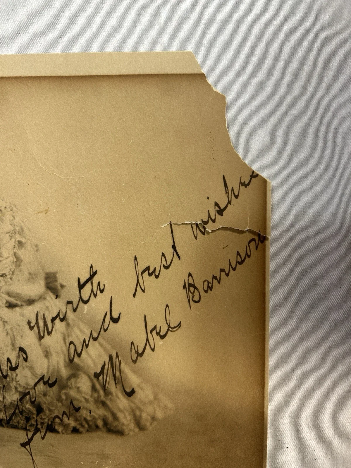 Vintage Signed Photo Mabel Garrison MET Opera Singer Vaudeville 1910s-1920s, изображение 3